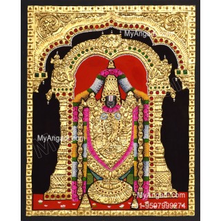 Venkateshwara Swamy  Tanjore Painting