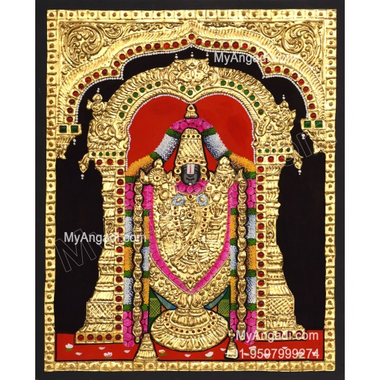 Venkatachalapathy  Tanjore Painting