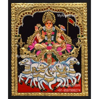 Surya Narayanan Tanjore Painting