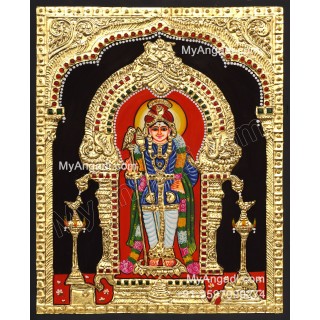 Raja Alangara Murugan Tanjore Painting