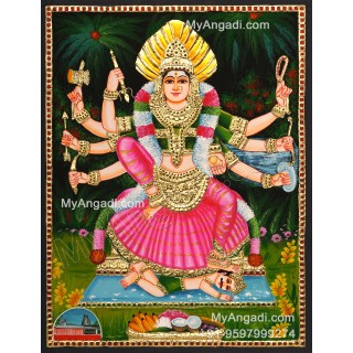Vettudaiyar Kaliamman Tanjore Paintings