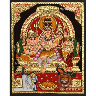 Sivan Family Tanjore Painting