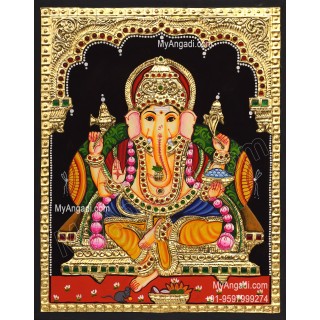 Ganapathi Tanjore Painting 