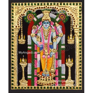 Guruvayoorappan Tanjore Painting