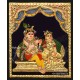 Jada Krishna Tanjore Painting, Krishna Tanjore Painting