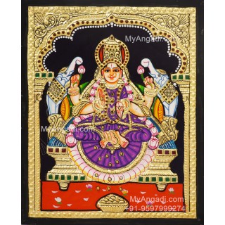 Gajalakshmi Tanjore Painting