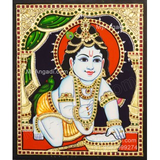 Butter Krishna Tanjore Painting