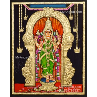 Meenakshi Amman Tanjore Painting