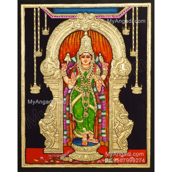 Meenakshi Amman Tanjore Painting