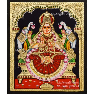 Gajalakshmi Tanjore Painting