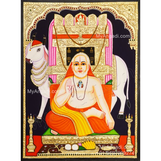 Ragavendra Tanjore Painting, Saint Tanjore Painting