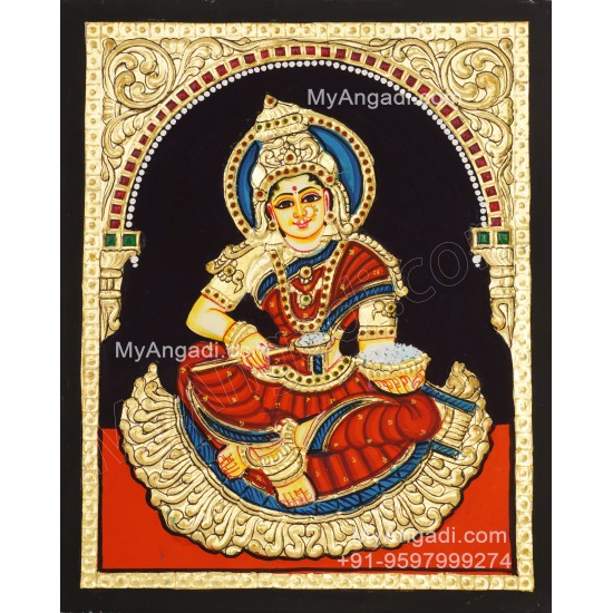 Annapoorani tanjore painting