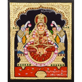 Gajalakshmi Tanjore Painting