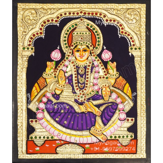 5 Set Ganesha Murugan Balaji Lakshmi Saraswathi Tanjore painting