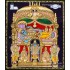 2D Ranganathar Sri Devi Bhu Devi Tanjore Painting