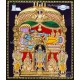 2D Ranganathar Sri Devi Bhu Devi Tanjore Painting 2D Ranganathar Sri Devi Bhu Devi Tanjore Painting
