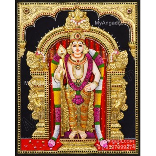 Murugan 3D Tanjore Painting