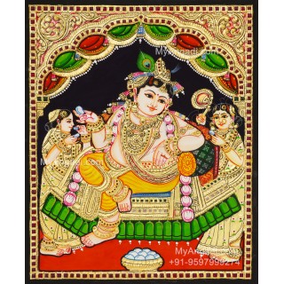 Butter Krishna Tanjore Paintings