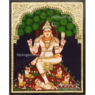 Thatchinamoorthy Tanjore Painting