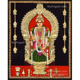 Kanniya kumari Amman Tanjore Painting