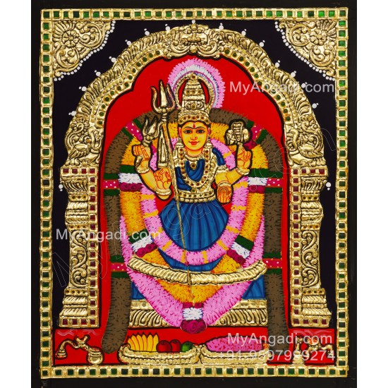 Muthu Mari Amman Tanjore Painting Muthu Mari Amman Tanjore Painting