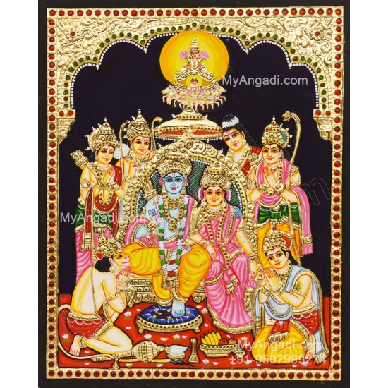 Ram Darbar Tanjore Painting