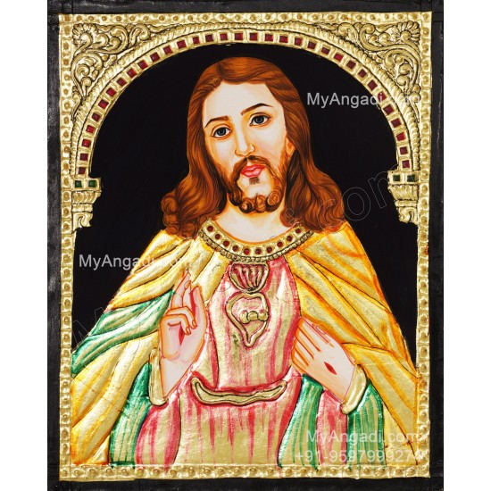 Jesus Tanjore Painting