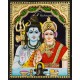 Shiva Parvathi Tanjore Painting