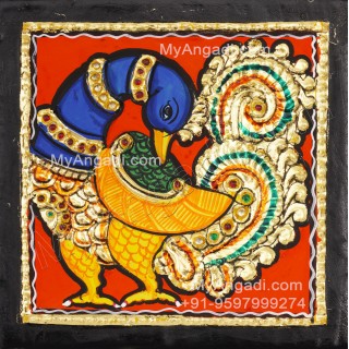 Peacock Tanjore Paintings