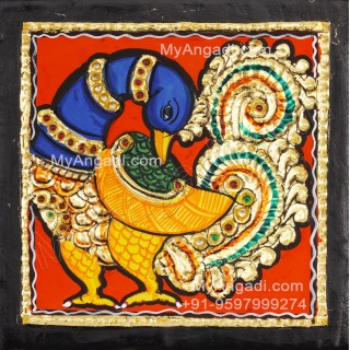 Peacock Tanjore Paintings