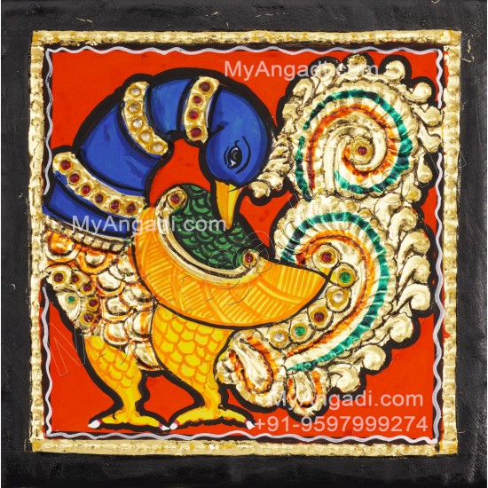 Peacock Tanjore Paintings Peacock Tanjore Paintings