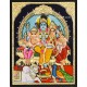 Shivan Family Tanjore Painting Shivan Family Tanjore Painting