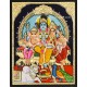 Shivan Family Tanjore Painting