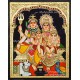 Shivan Family Tanjore Painting Shivan Family Tanjore Painting