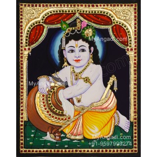 Butter Krishna Tanjore Paintings