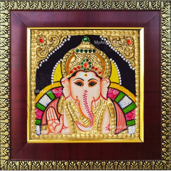 Small Ganesha Tanjore Paintings