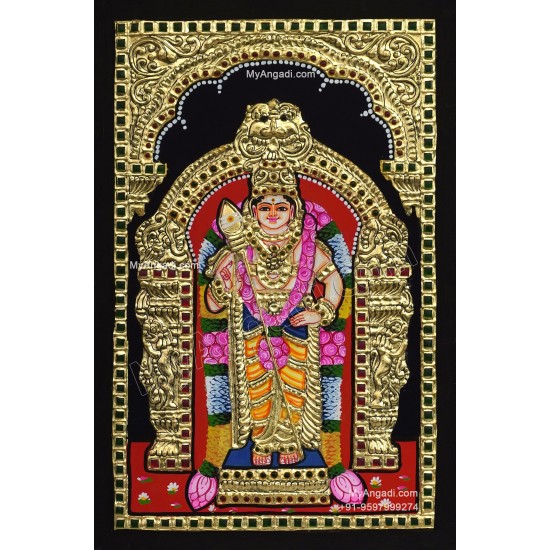 Murugan Tanjore Painting Murugan Tanjore Painting