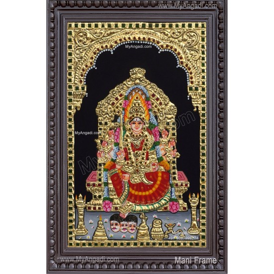 Samayapura amman Tanjore Painting Samayapura amman Tanjore Painting