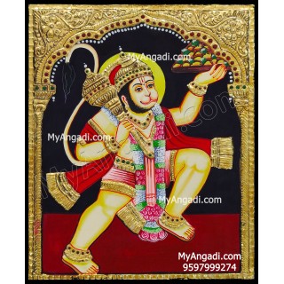 Hanuman Tanjore Painting