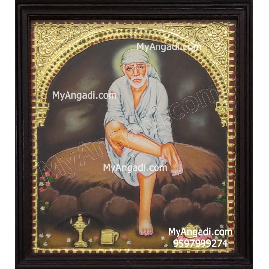 Sai Baba Tanjore Painting Sai Baba Tanjore Painting