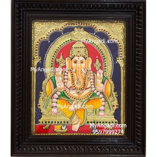 Ganesha Tanjore Painting Ganesha Tanjore Painting