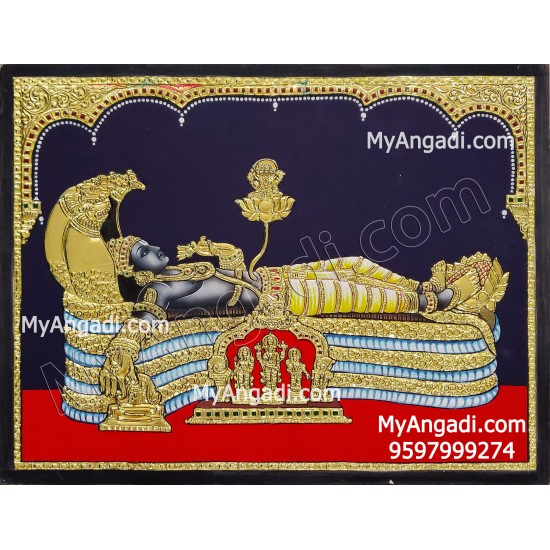 Padmanabha Swamy Tanjore Painting Padmanabha Swamy Tanjore Painting
