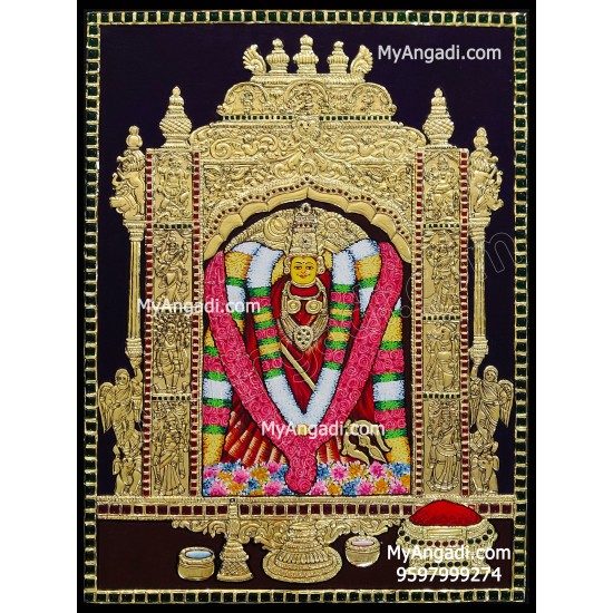 Sri Kanaka Durga Malleswaram Tanjore Painting