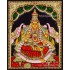 Gaja Lakshmi 3d Embossed Tanjore Painting