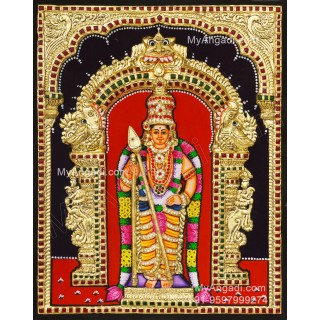 Murugan 3d Tanjore Painting