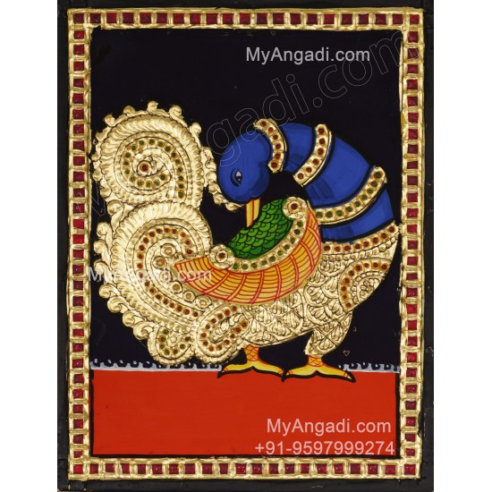 Peacock Tanjore Painting