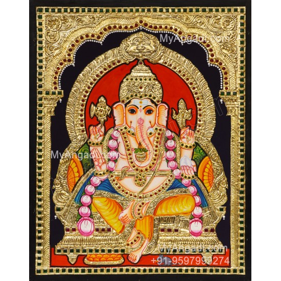 Ganesha Tajore Paintings