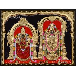 Perumal Ammavaru Tanjore Painting