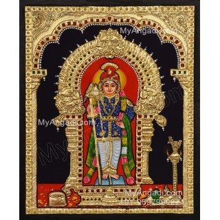 Karthikeya Swamy Tanjore Painting