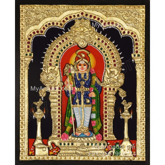 Pazhani Murugan Tanjore Painting